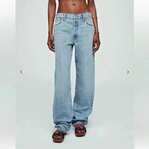RE / DONE LA Jeans | Wasted Indigo 5 Pocket | 32 Loose Long